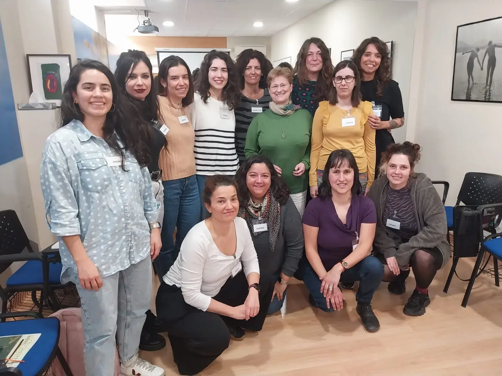 rosa cobo y alumnas 8pr